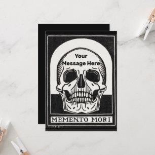 Personalized Skeleton Birthday Halloween Party Invitation