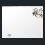 Personalized sketch pad<br><div class="desc">This lovely tear away sketch pad is the perfect gift for any artist. The graphic provides a bit of whimsy to plain paper and is sure to complement your creative works. This can be customized prior to ordering to show your name beside the Artist signature line. The title for this...</div>