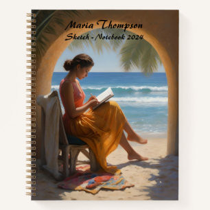 Personalized Sketch Travel Notebook Journal Diary