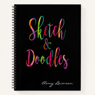 Personalized Sketchbook & Doodles Notebook