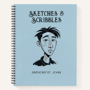 Personalized Sketches and Scribbles Notebook