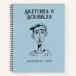 Personalized Sketches and Scribbles Notebook