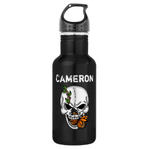Personalized  Skull and Monarch Butterfly  532 Ml Water Bottle