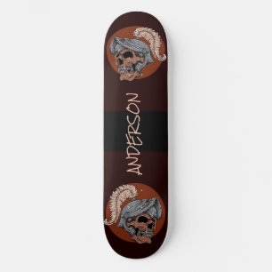 Personalized Skull Warriors Skateboard
