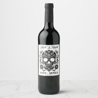 Personalized Skull Wine Labels