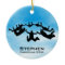 Personalized Sky Diving Free Fall Ornament