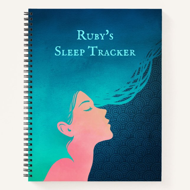 Personalized Sleep Tracker Notebook (Front)