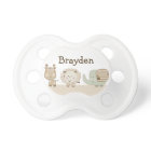 Personalized "Sleepy Animal Safari" Pacifier