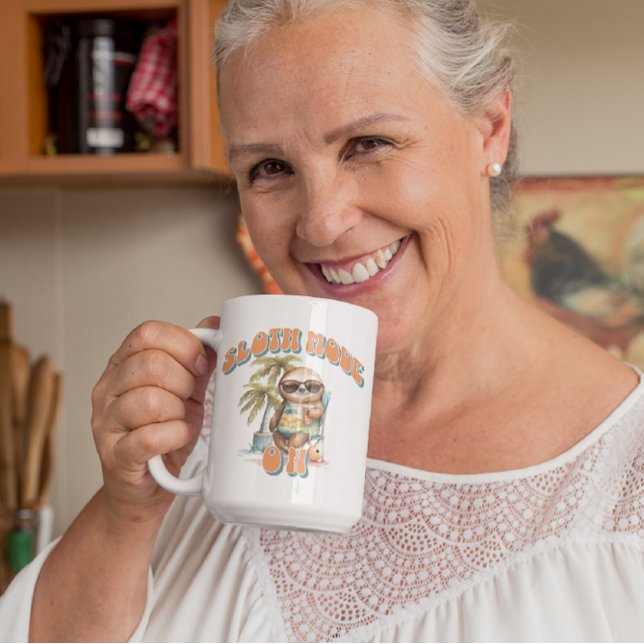 Personalized Sloth Mode On  Coffee Mug (Creator Uploaded)