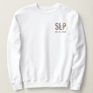 Personalized SLP Speech Language Pathologist Sweatshirt