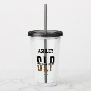 Personalized SLP Speech pathologist Therapist gift Acrylic Tumbler