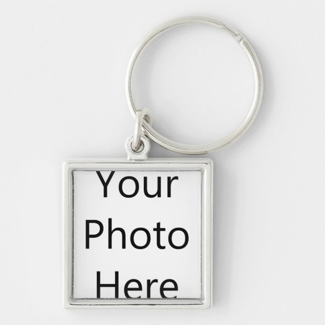 Personalized Small (3.5cm) Premium Square Keychain (Front)