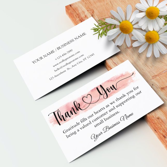 Personalized Small Business Thank You Card (Creator Uploaded)