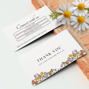 Personalized Small Business Thank You Notes Business Card