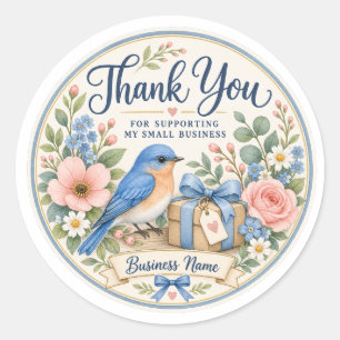 Personalized Small Business Thank You Stickers wit
