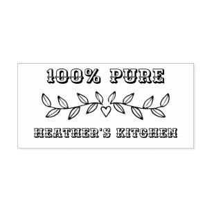 Personalized Small Business Wood Art Stamp