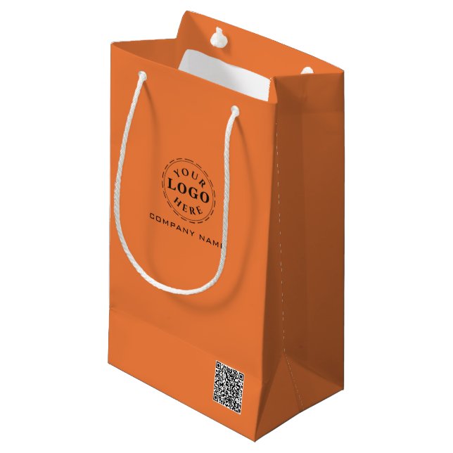 Personalized Small Gift Bag for Branding (Front Angled)
