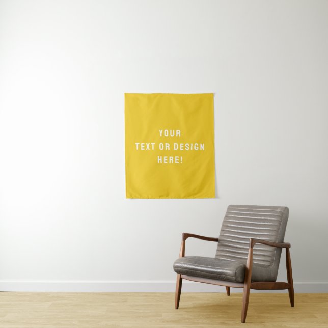 Personalized Small Mustard Tapestry Design (In Situ)
