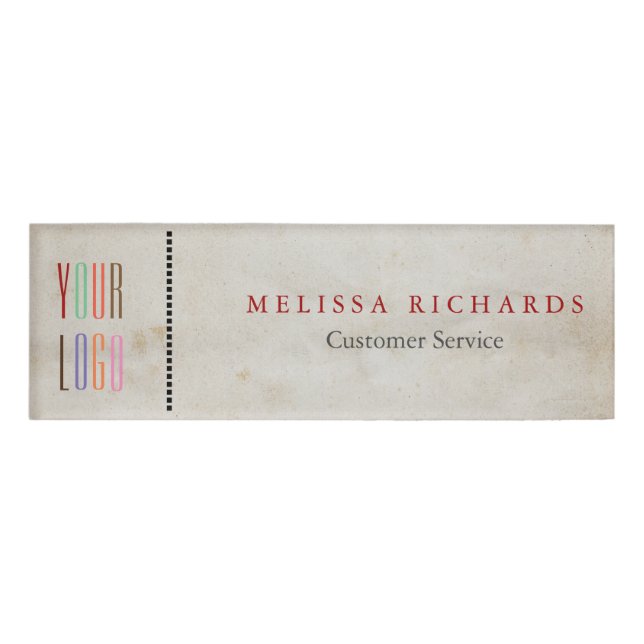 Personalized Small Name Badge (Front)