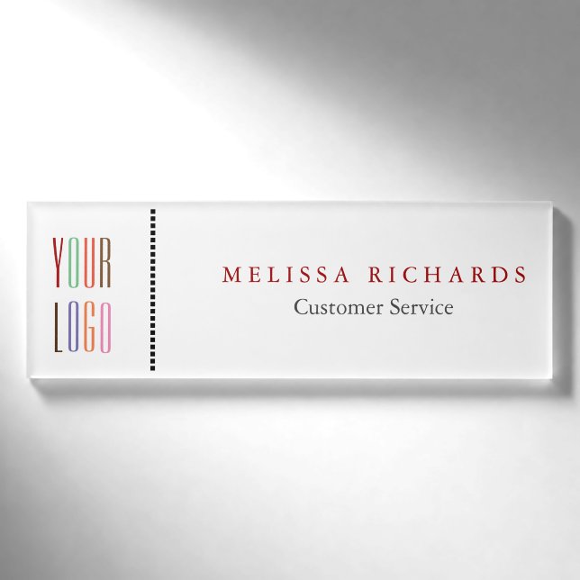 Personalized Small Name Badge (Front)