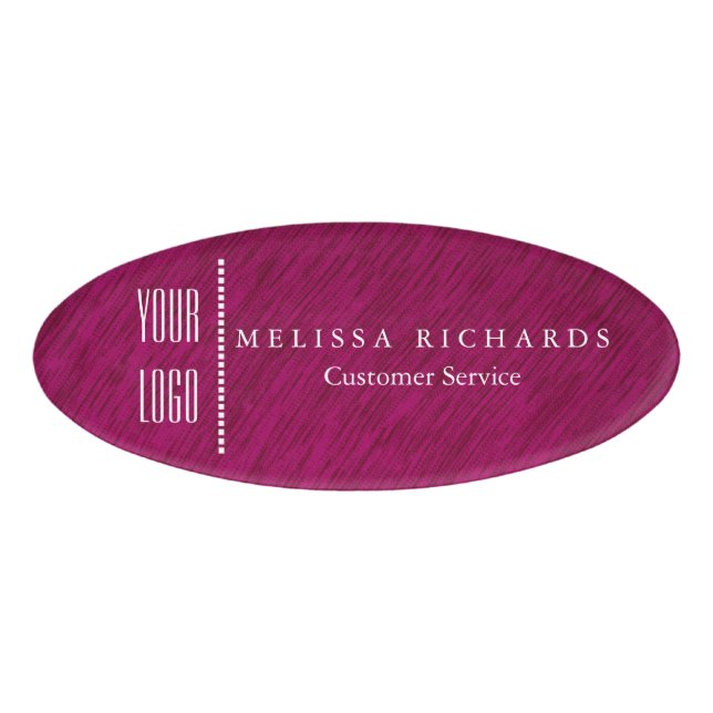Personalized Small Name Badge (Front)