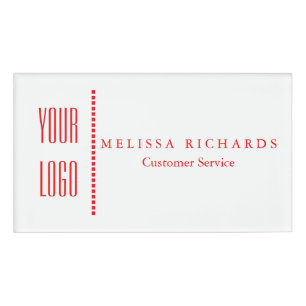 Personalized Small Name Badge
