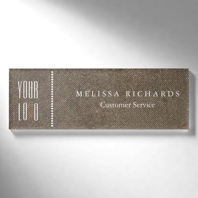Personalized Small Name Badge (Front)