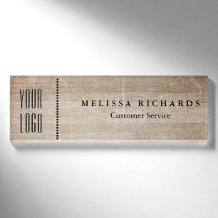 Personalized Small Name Badge