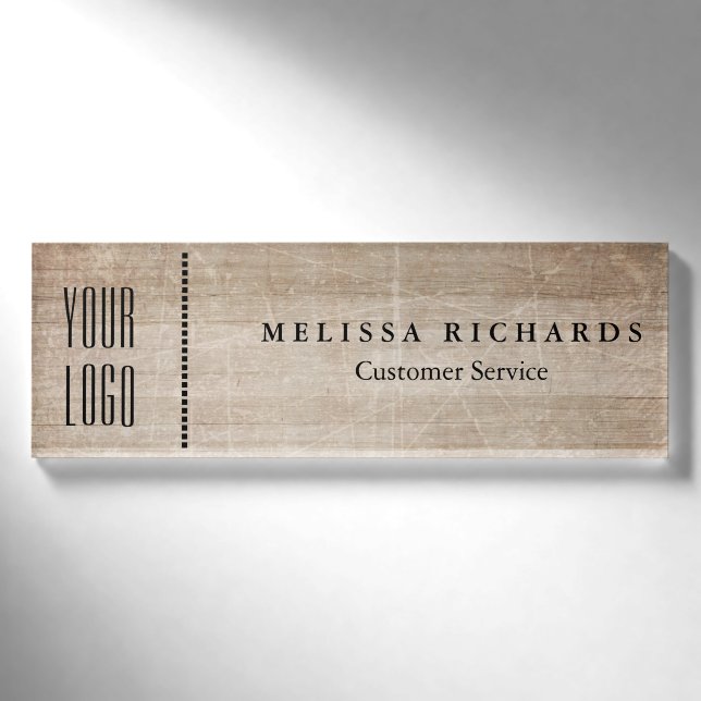 Personalized Small Name Badge (Front)