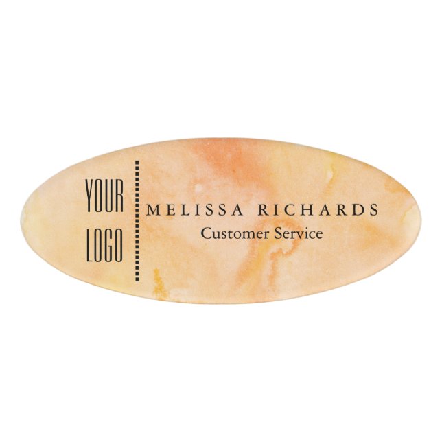 Personalized Small Name Badge (Front)