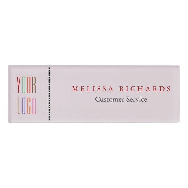 Personalized Small Name Badge (Front)