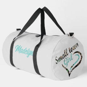 Personalized Small Town Girl Duffle Bag