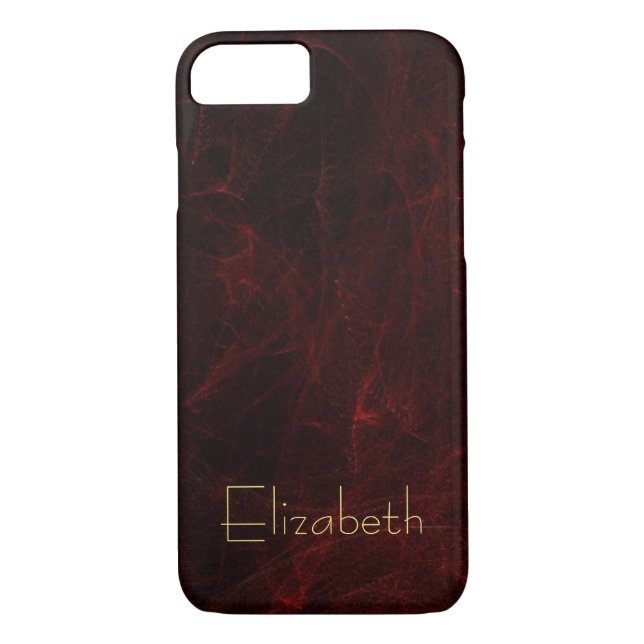 Personalized Smoke and Fire Abstract Design Case-Mate iPhone Case (Back)