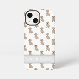 Personalized Smooth Red Dachshund iPhone 13 Mini Case
