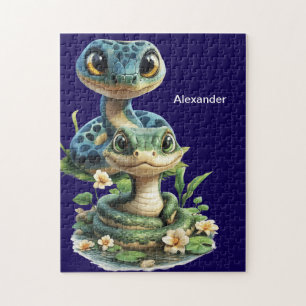 Personalized Snake  Jigsaw Puzzle