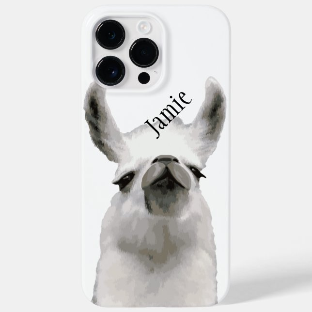 Personalized Snooty Snobby Llama Case-Mate iPhone Case (Back)