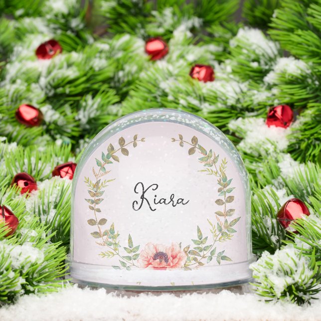 Personalized Snow globe (Christmas)