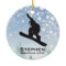 Personalized Snowboarding Ornament