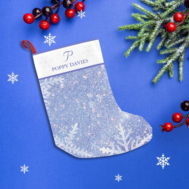 Personalized Snowflake Christmas Stocking (Personalized Snowflake Christmas Stocking)