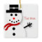 Personalized Snowman Christmas Ornaments