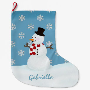 Personalized Snowman Christmas Stocking