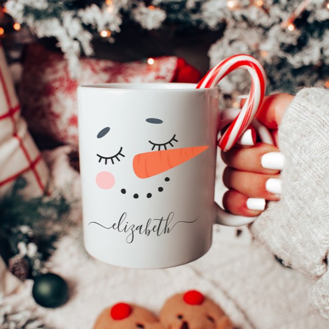 Personalized Snowman Coffee Mug (Creator Uploaded)