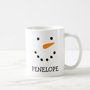 Personalized Snowman Mugs