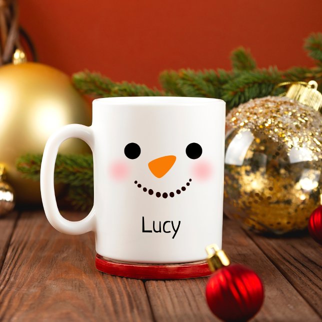 Personalized Snowman Mugs,Custom Christmas Mug (Creator Uploaded)