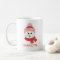 Personalized Snowman Two-Tone Coffee Mug