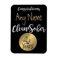 personalized sobriety 12 step recovery custom card