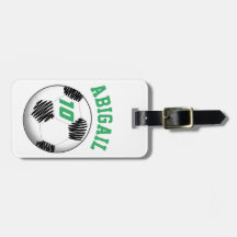 Personalized Soccer Bag Tag