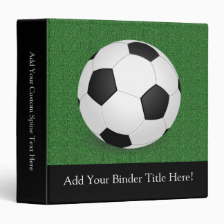 Personalized Soccer Ball Binder