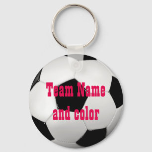 Personalized Soccer Ball Keychain