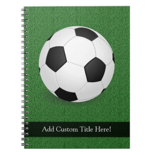Personalized Soccer Ball Notebook